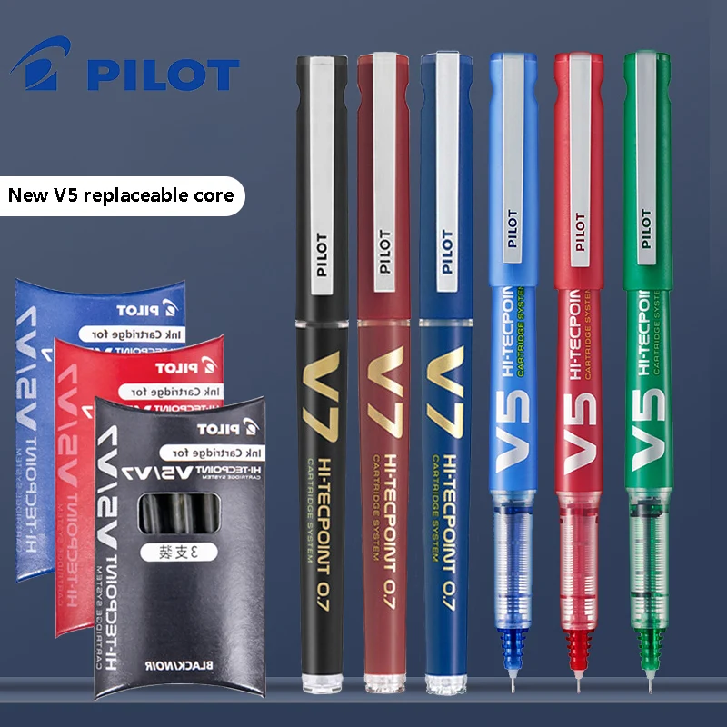 パイロット詰め替え可能なv5/v7ロールボールペン事務用品ジ - Pilot Pen V5 のレビューと価格