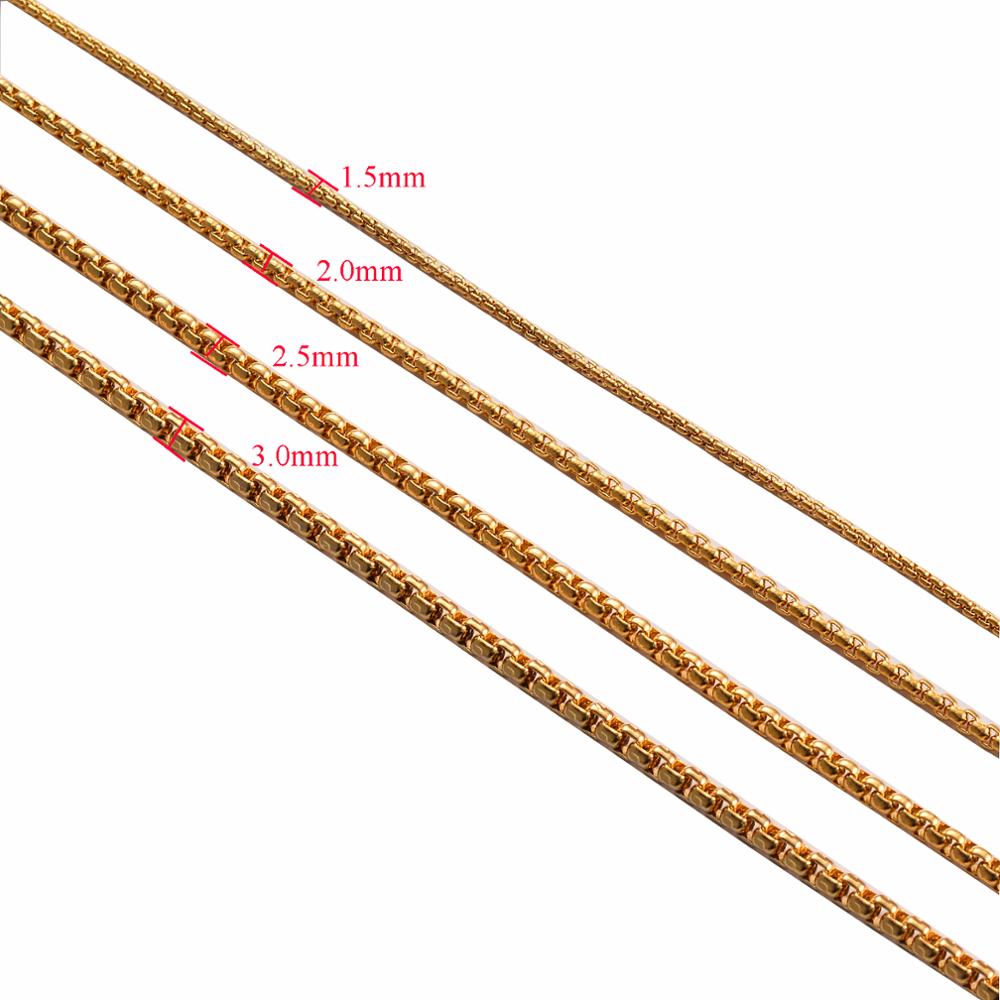 1 ピースステンレス鋼パールネックレスチェーンフィガロチェー - Pearl Trim Chain のレビューと価格