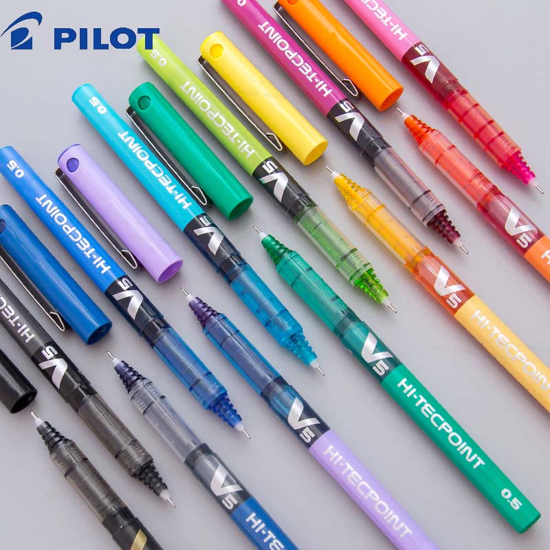 日本パイロット マルチカラーゲルペン HI-TECPOINT - Pilot Pen V5 のレビューと価格